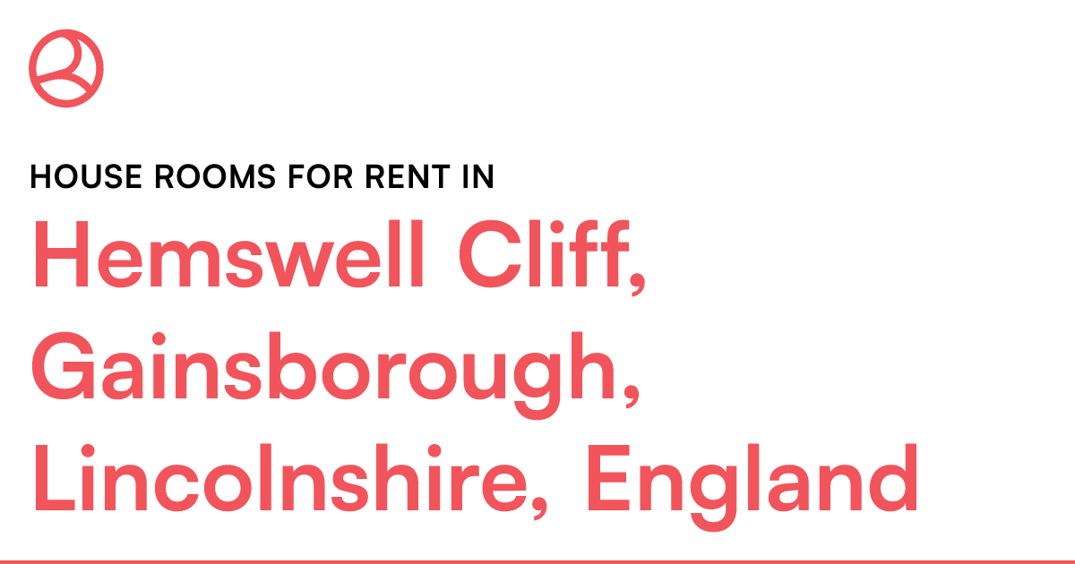 Hemswell Cliff, Gainsborough, Lincolnshire, England... Roomies.co.uk