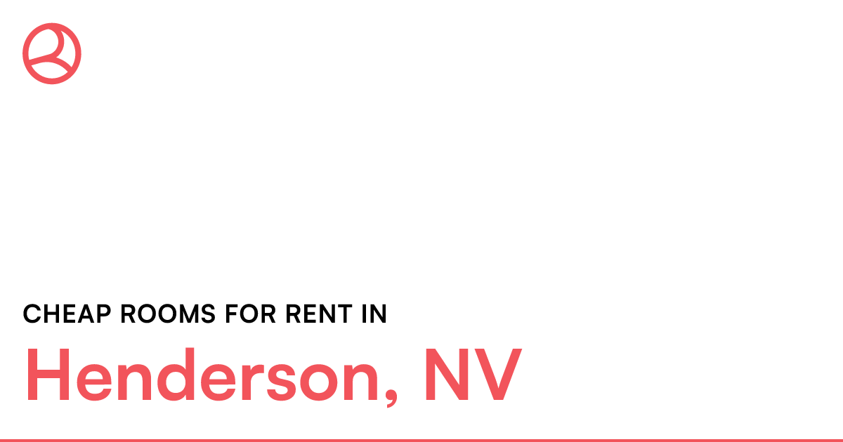 Henderson, NV Cheap rooms for rent