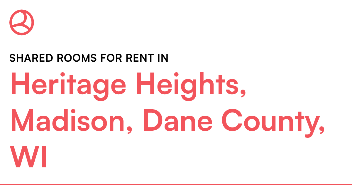 Heritage Heights, Madison, Dane County, WI Shared roo...