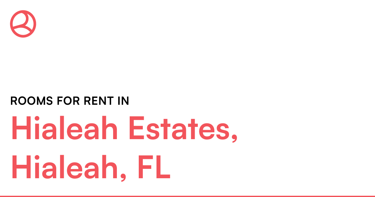 Hialeah Estates, Hialeah, FL Rooms for Rent