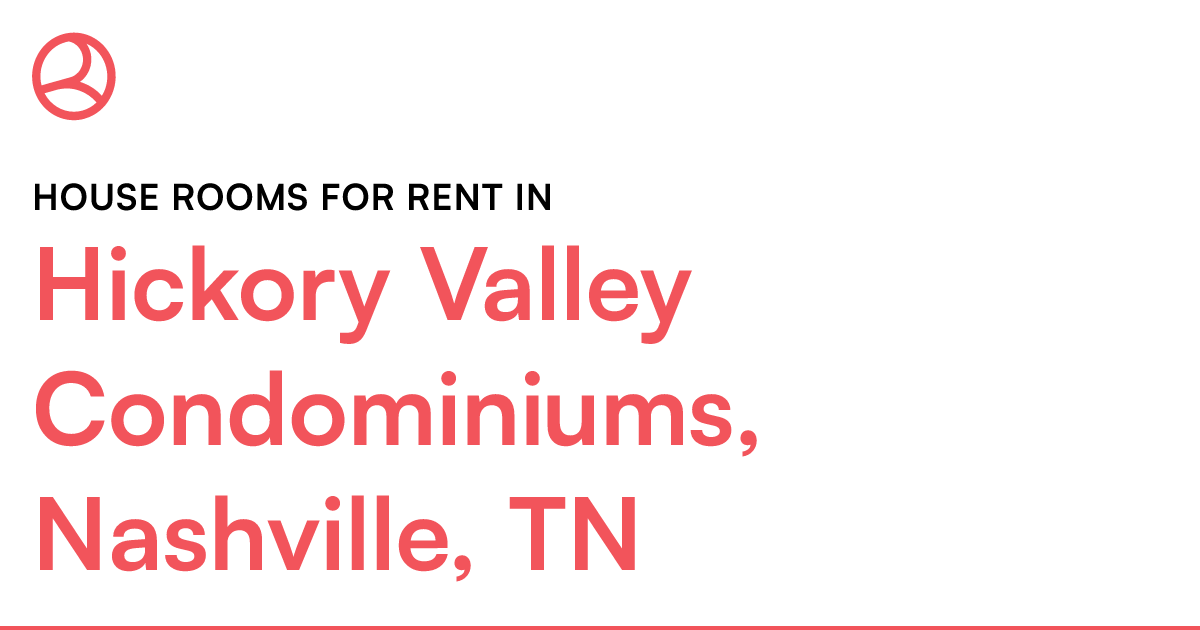 Hickory Valley Condominiums, Nashville, TN House room...