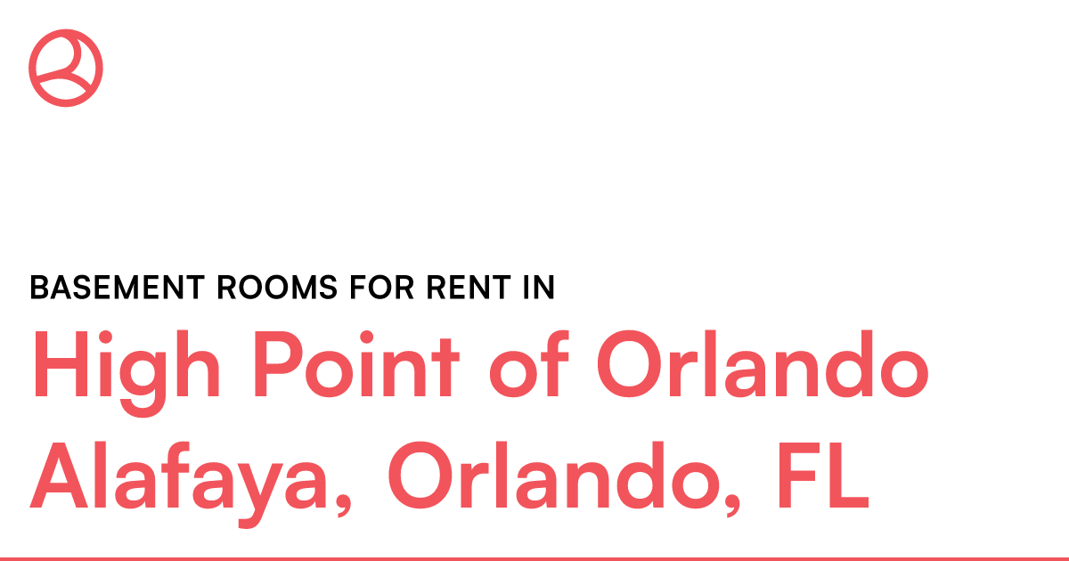 High Point of Orlando Alafaya, Orlando, FL Basement r... – Roomies.com