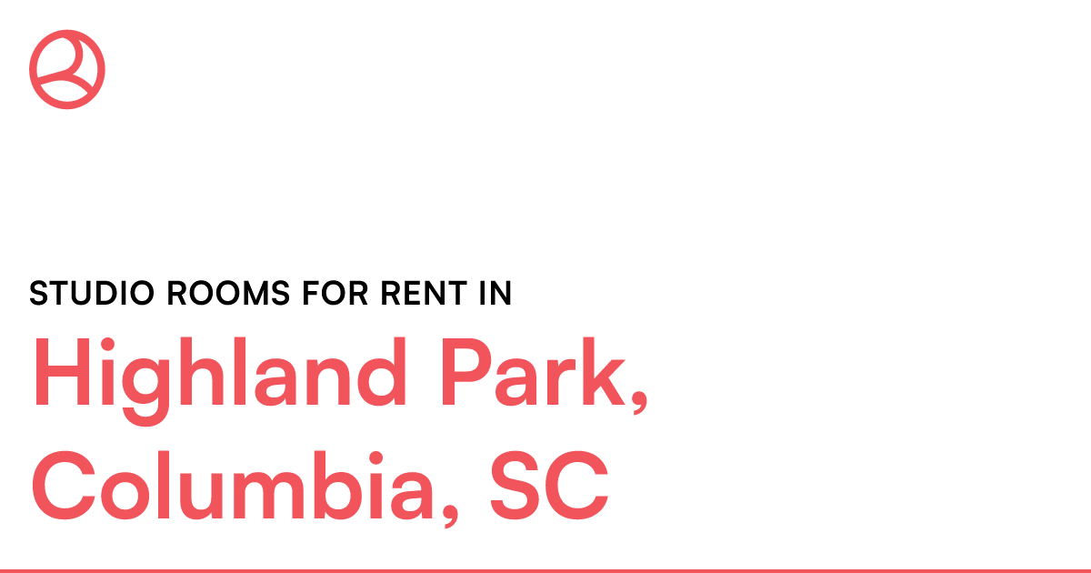 Highland Park, Columbia, SC Studio rooms for rent