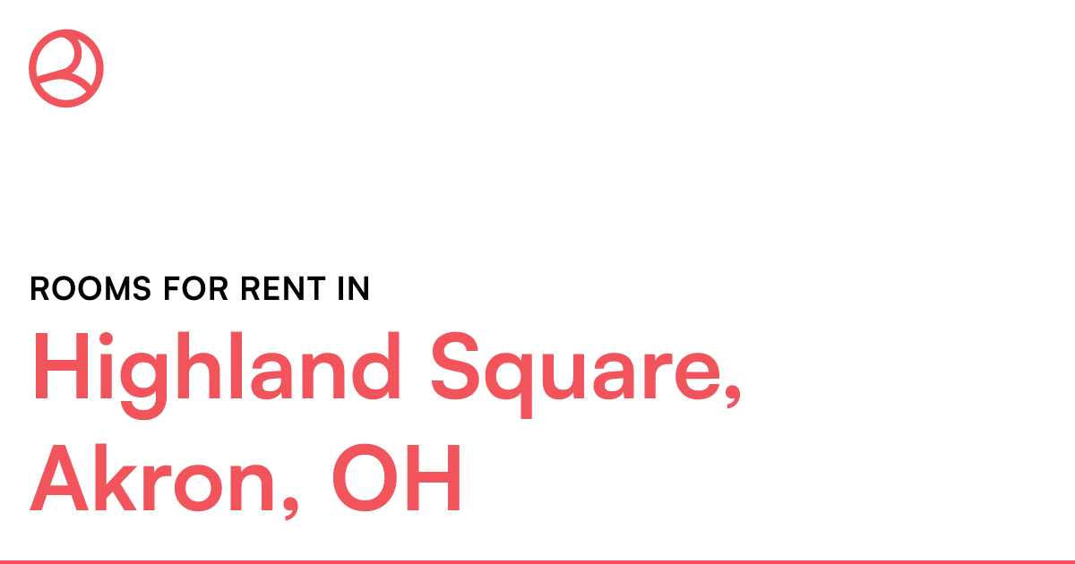 Highland Square, Akron, OH Rooms for Rent