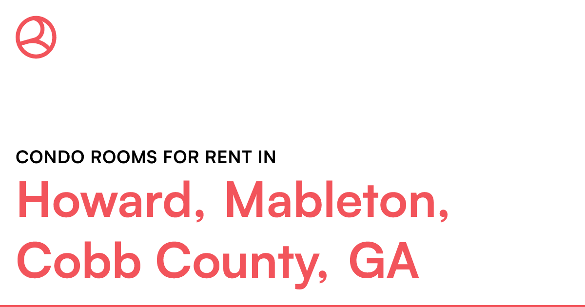 Howard, Mableton, Cobb County, GA Condo rooms for ren...