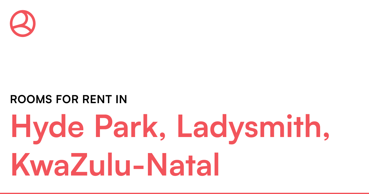 Hyde Park, Ladysmith, KwaZuluNatal Rooms for Rent Roomies.co.za