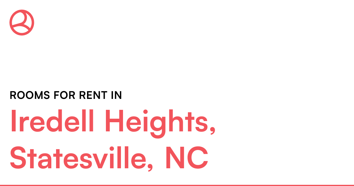 Iredell Heights, Statesville, NC Rooms for Rent