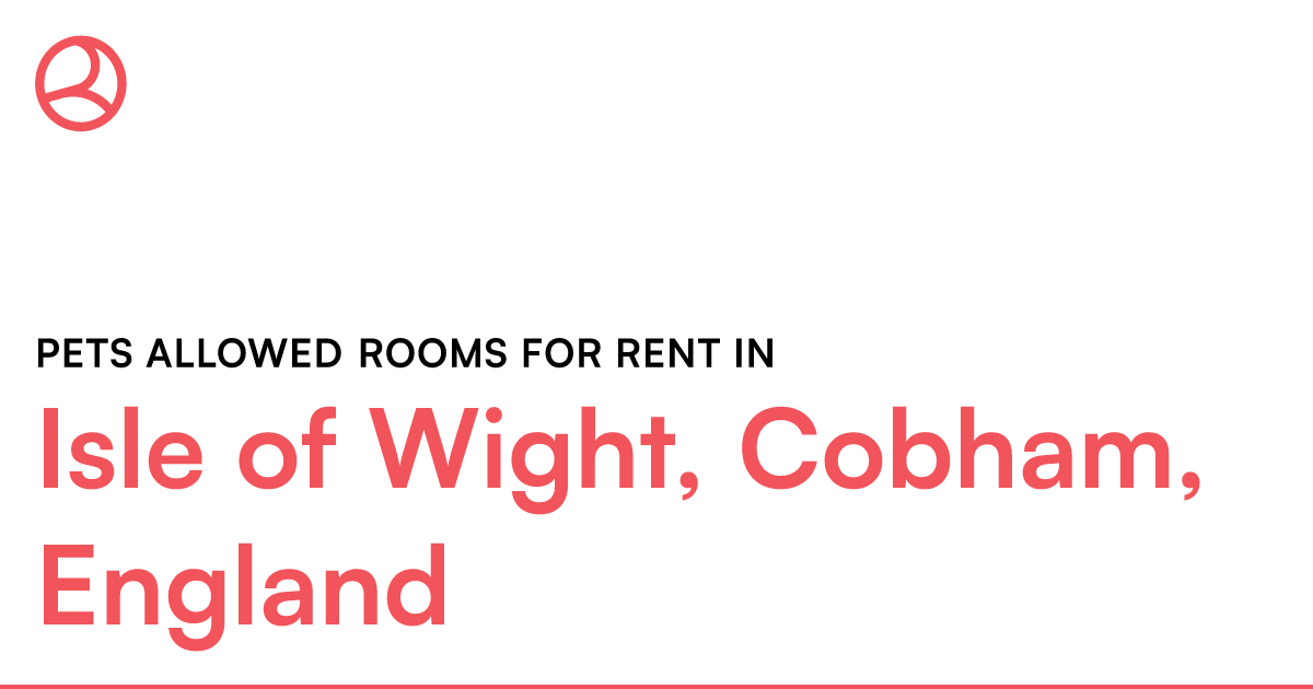 Isle of Wight, Cobham, England Pets allowed rooms f... – Roomies.co.uk