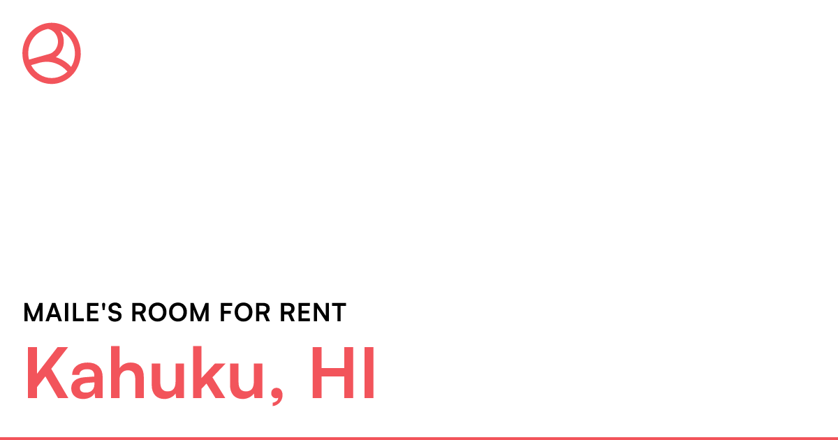 Private room to rent in share house Kahuku, Hawaii...
