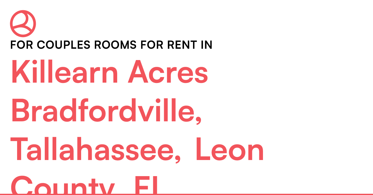 Killearn Acres Bradfordville, Tallahassee, Leon Count... – Roomies.com