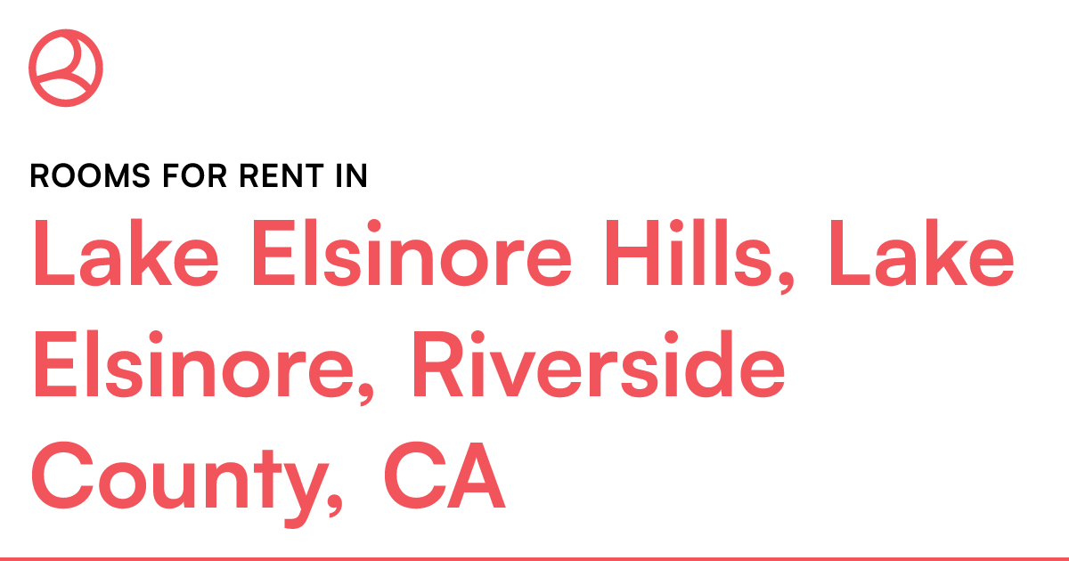 Lake Elsinore Hills, Lake Elsinore, Riverside County,...