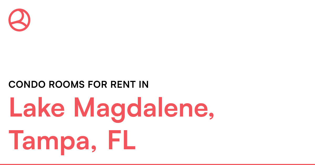 Lake Magdalene, Tampa, FL Condo rooms for rent