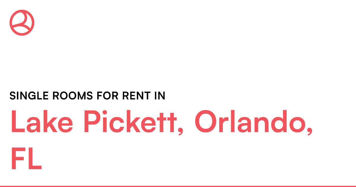 Lake Pickett, Orlando, FL Single rooms for rent
