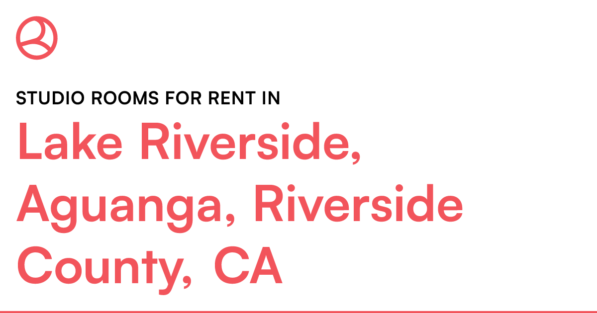 Lake Riverside, Aguanga, Riverside County, CA Studio...