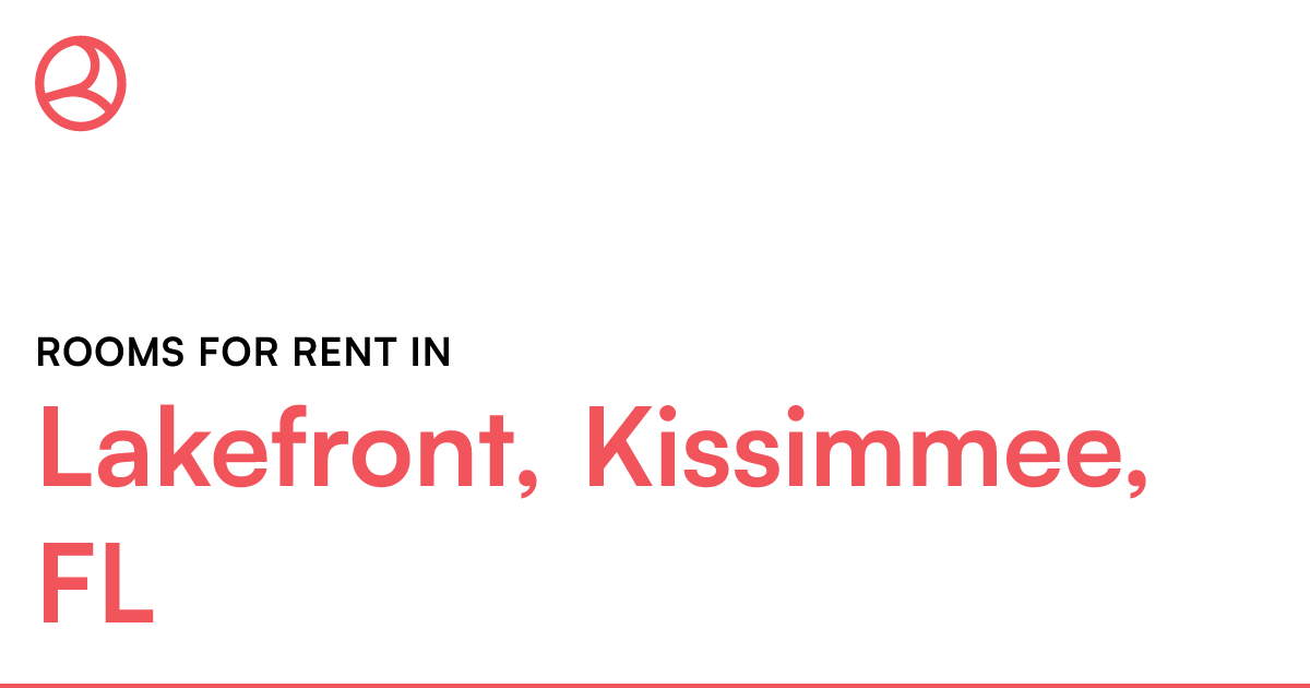 Lakefront, Kissimmee, FL Rooms for Rent