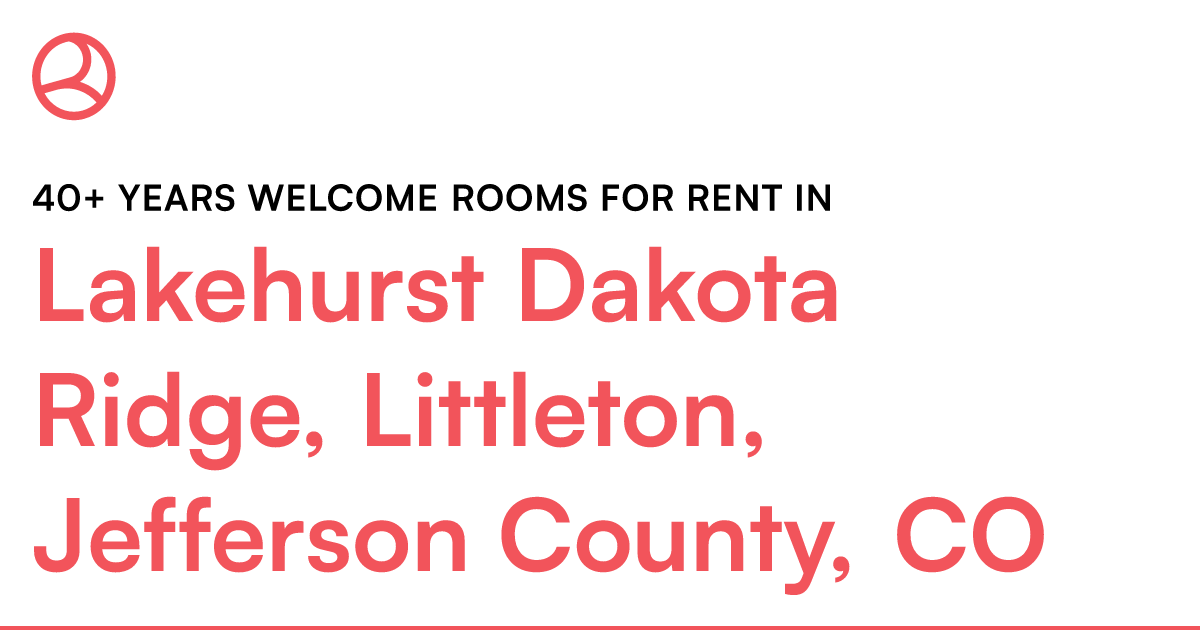 Lakehurst Dakota Ridge, Littleton, Jefferson County,... – Roomies.com