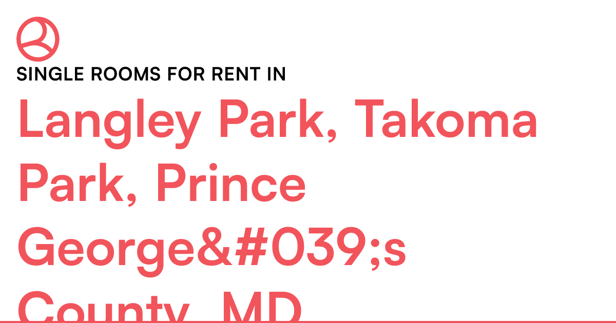 Langley Park, Takoma Park, Prince Count...
