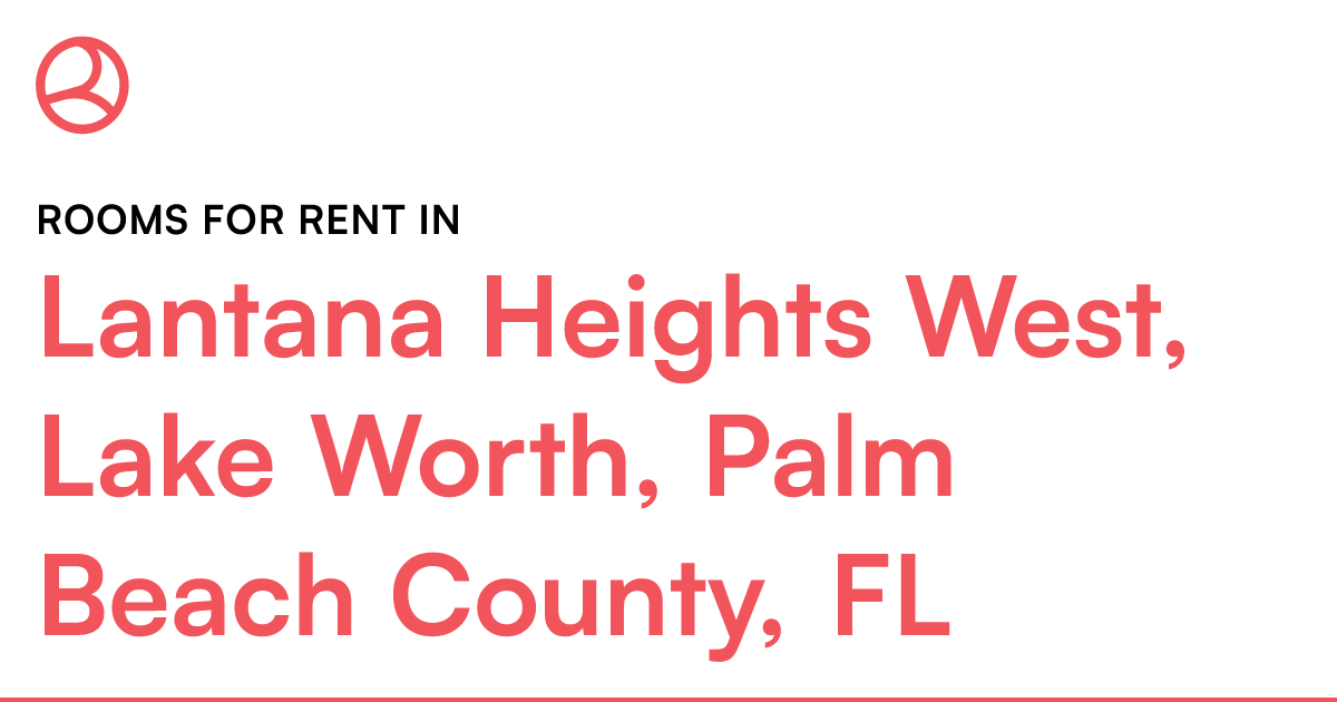 Lantana Heights West, Lake Worth, Palm Beach County,...
