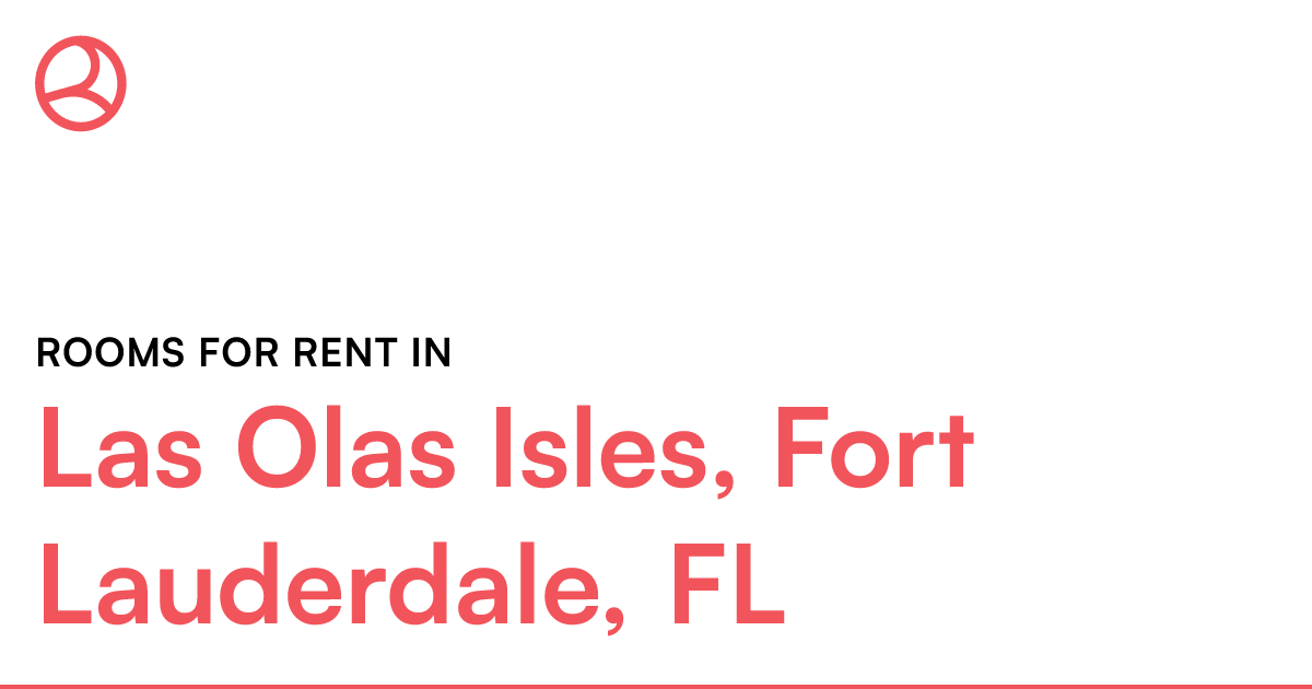 Las Olas Isles, Fort Lauderdale, FL Rooms for Rent