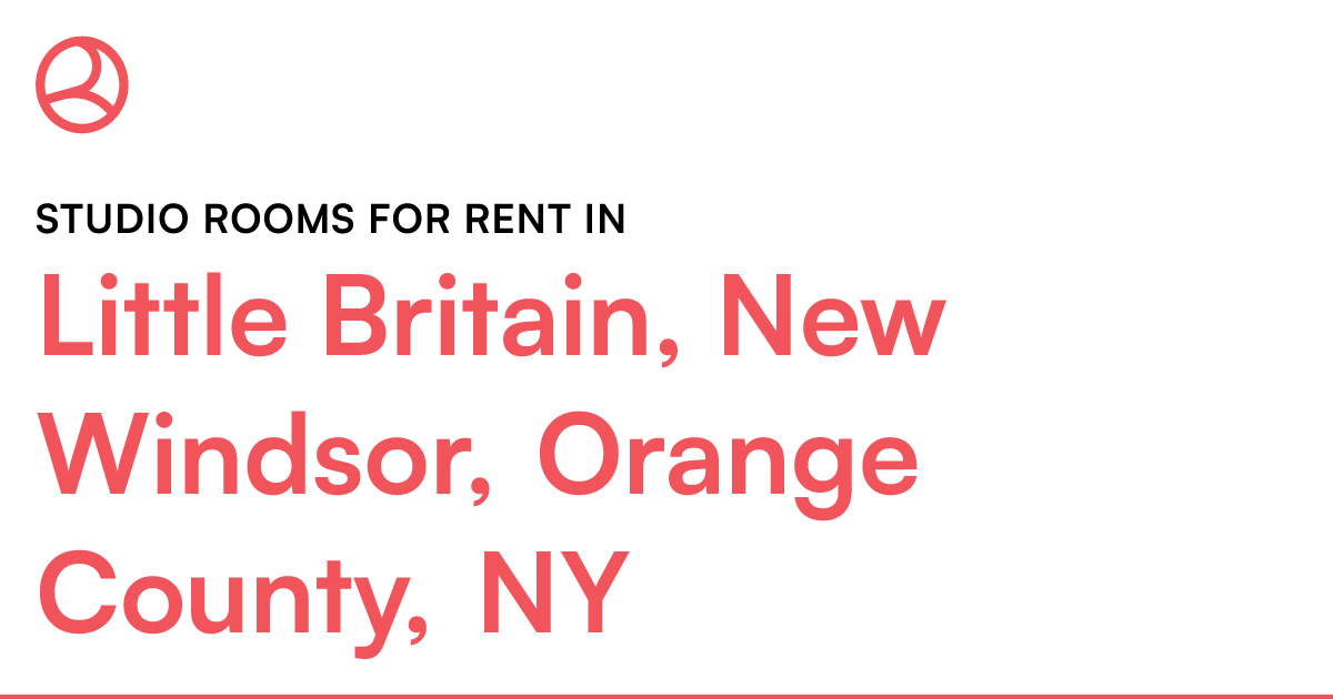 Little Britain, New Windsor, Orange County, NY Studio...
