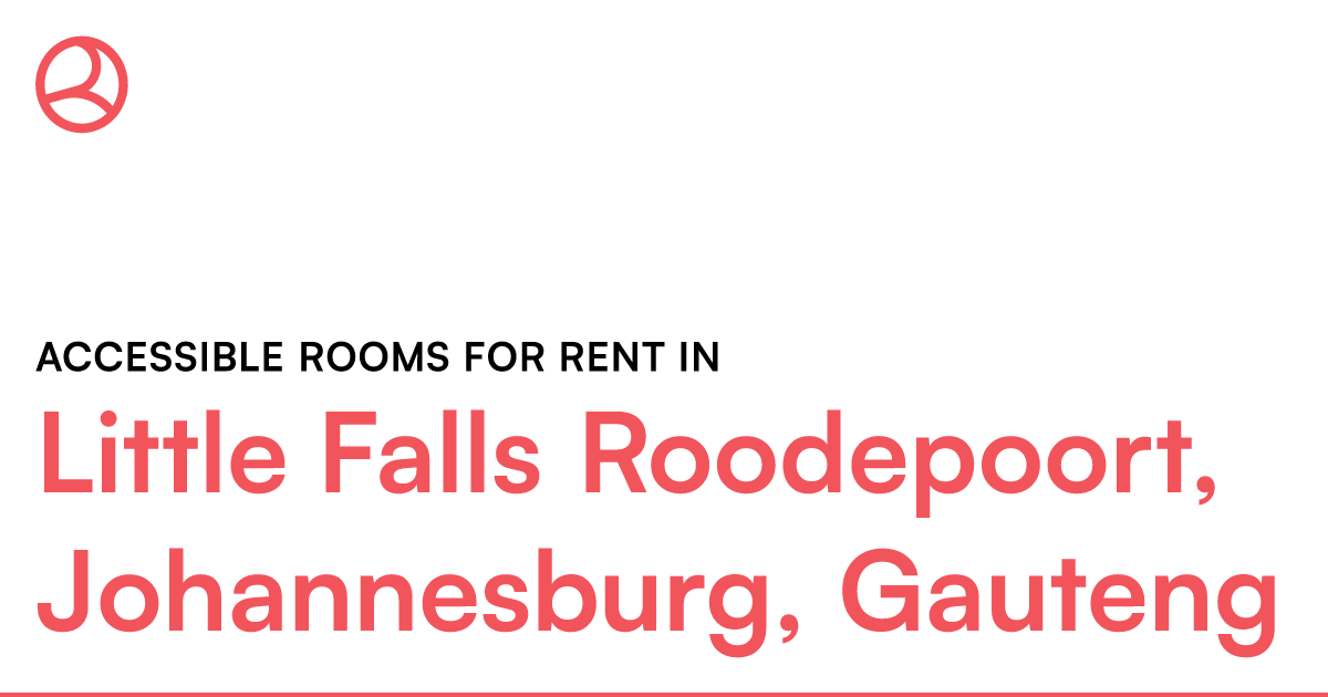 Little Falls Roodepoort, Johannesburg, Gauteng Acce... – Roomies.co.za