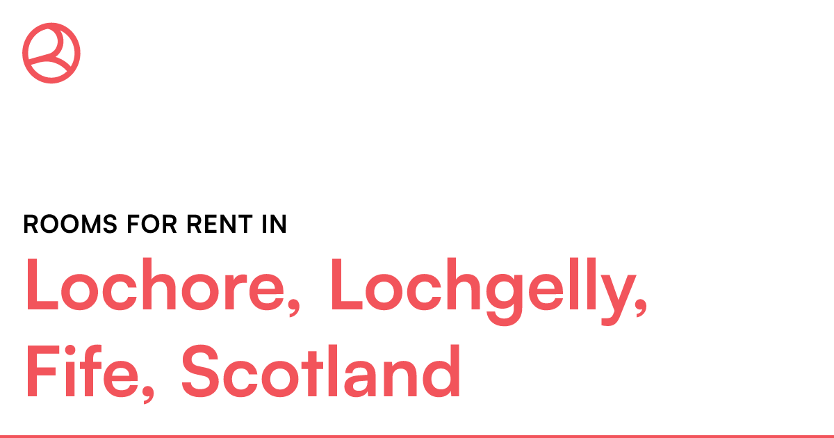 Lochore, Lochgelly, Fife, Scotland Rooms for Rent Roomies.co.uk
