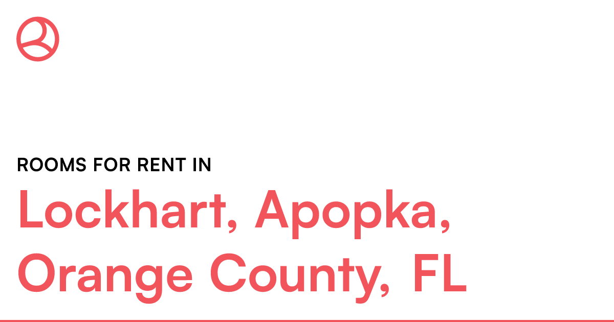 Lockhart, Apopka, Orange County, FL Rooms for Rent