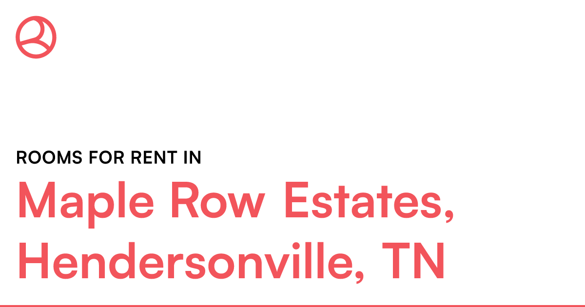 Maple Row Estates, Hendersonville, TN Rooms for Rent