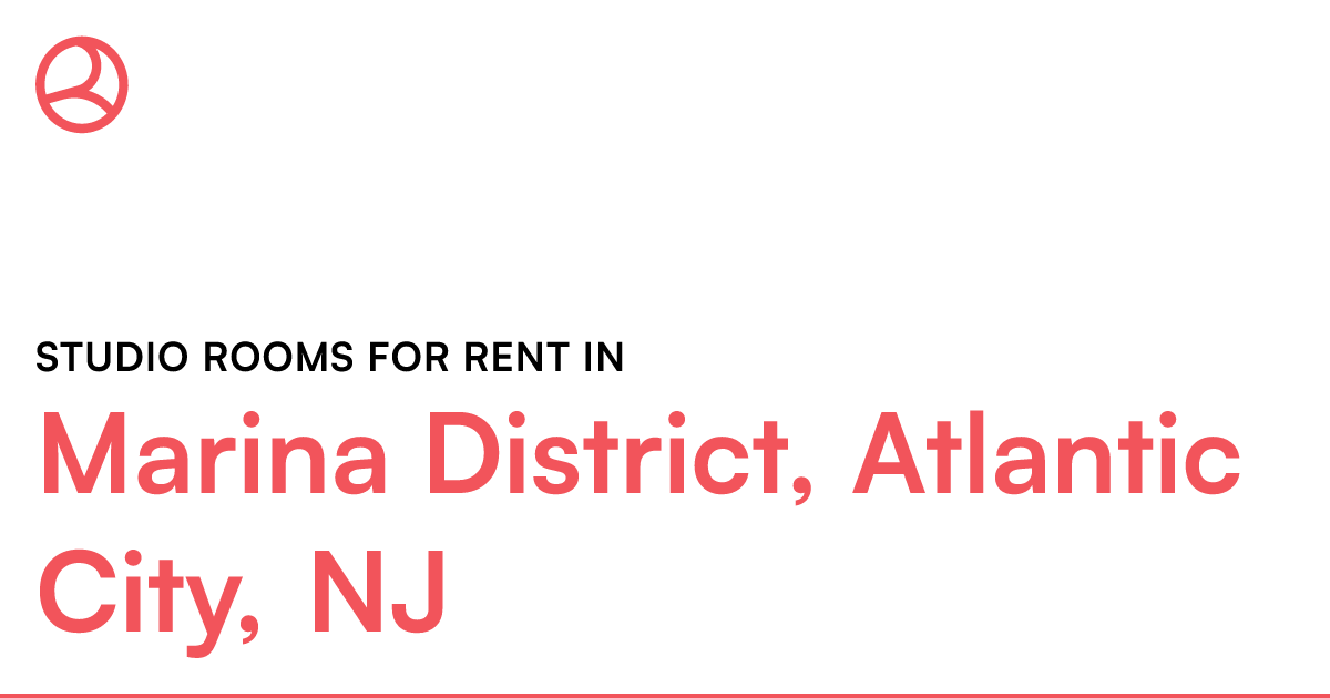 Marina District, Atlantic City, NJ Studio rooms for r...