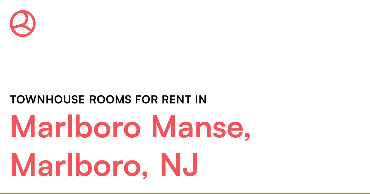 Marlboro Manse, Marlboro, NJ Townhouse rooms for rent
