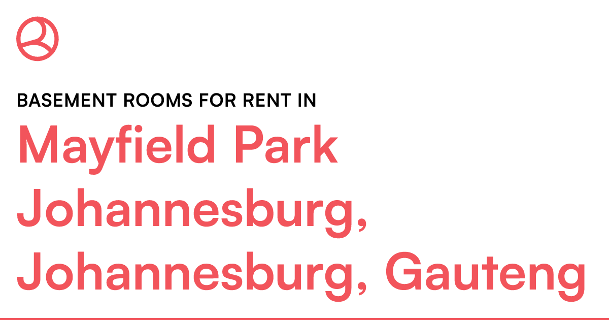 Mayfield Park Johannesburg, Johannesburg, Gauteng B... Roomies.co.za