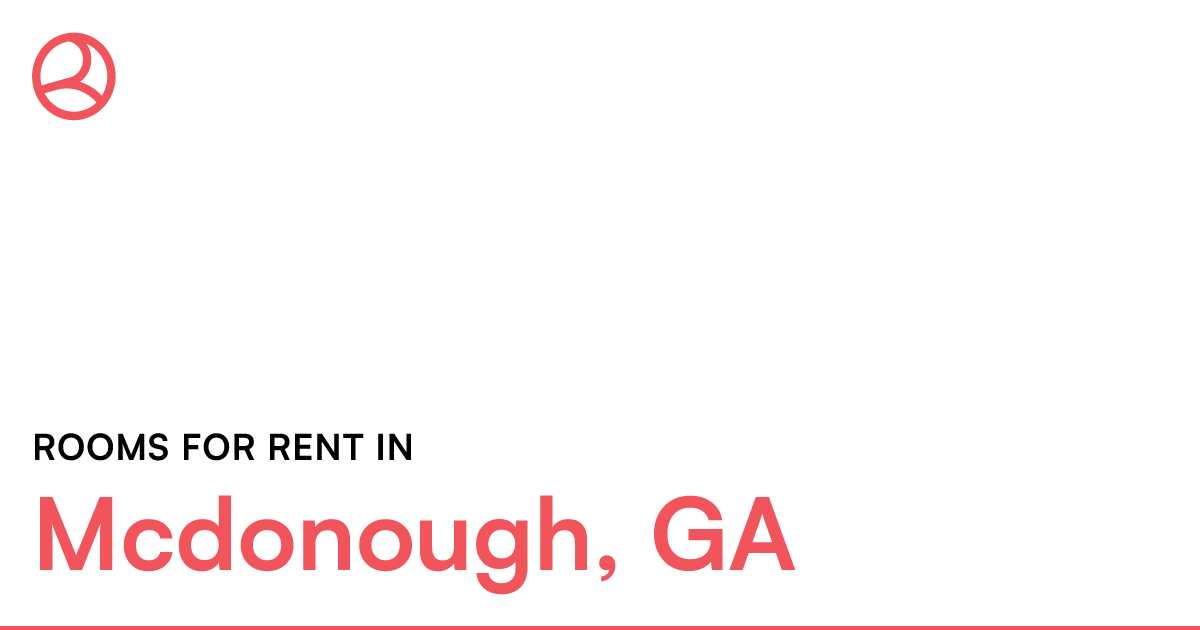Mcdonough, GA Rooms for Rent
