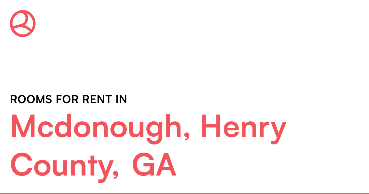 Mcdonough, Henry County, GA Rooms for Rent