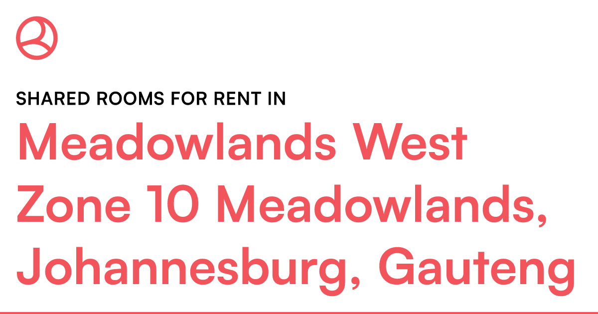 Meadowlands West Zone 10 Meadowlands, Johannesburg,... – Roomies.co.za