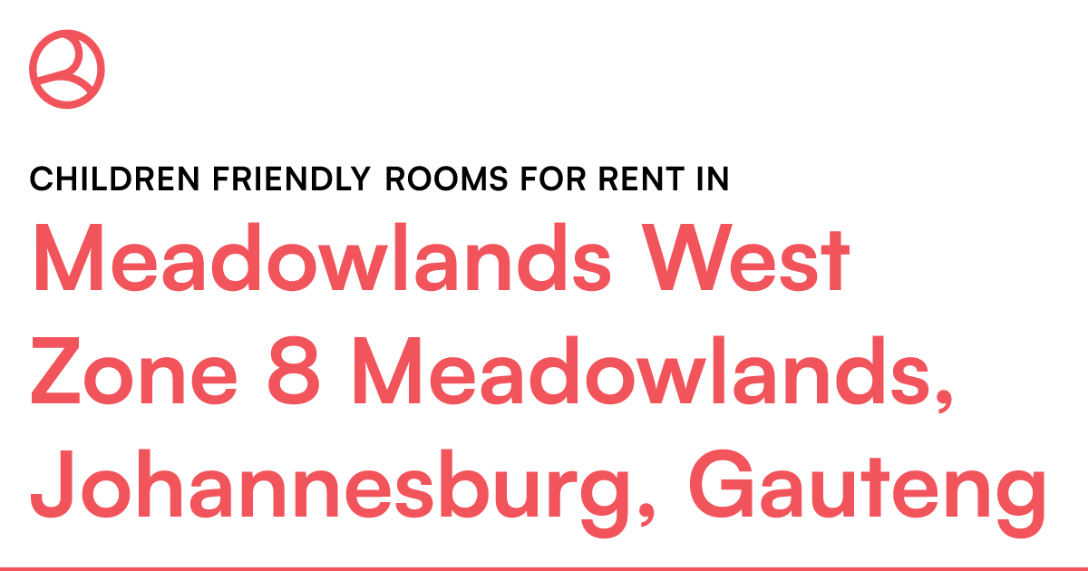 Meadowlands West Zone 8 Meadowlands, Johannesburg,... Roomies.co.za