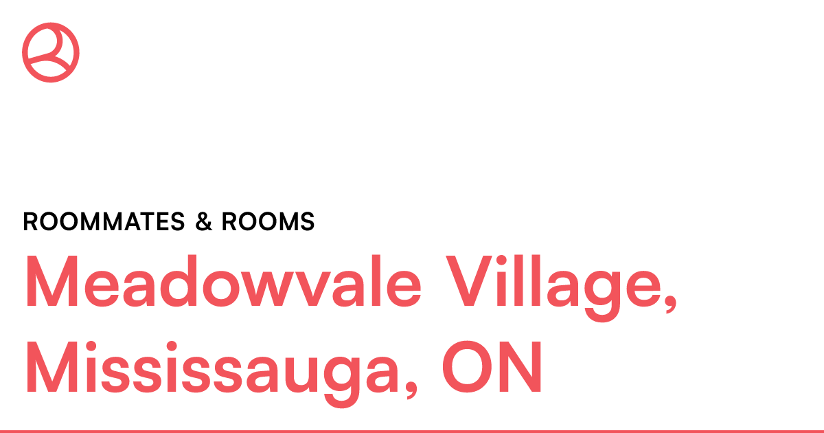 Meadowvale Village, Mississauga, ON Roommates & rooms Roomies.ca