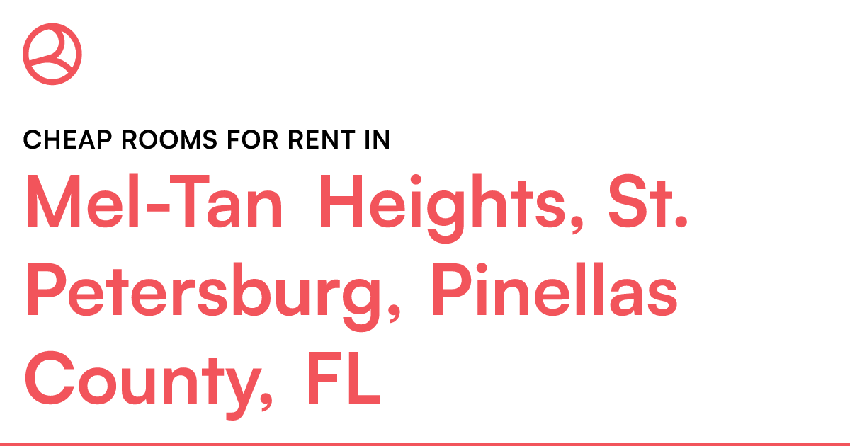 MelTan Heights, St. Petersburg, Pinellas County, FL...