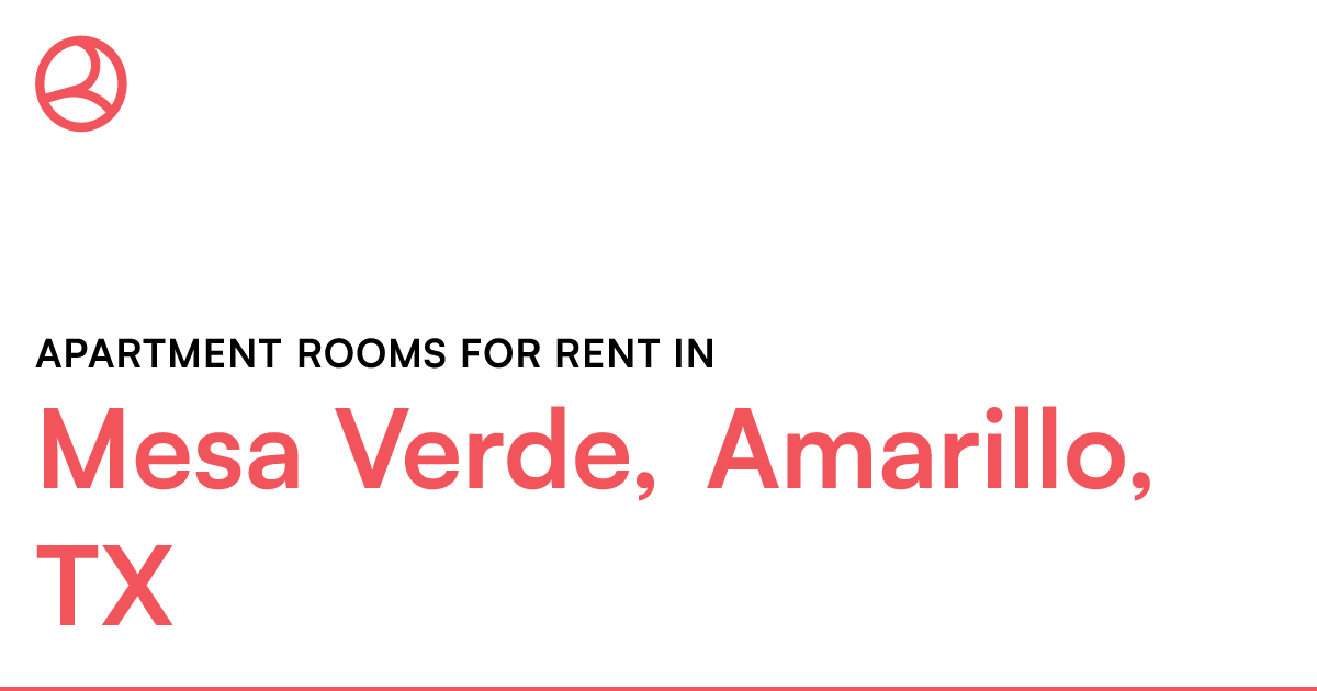Mesa Verde, Amarillo, TX Apartment rooms for rent