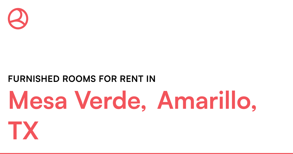 Mesa Verde, Amarillo, TX Furnished rooms for rent