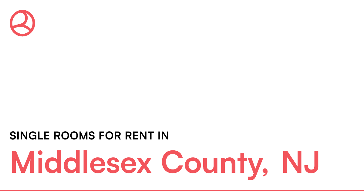 Middlesex County, NJ Single rooms for rent