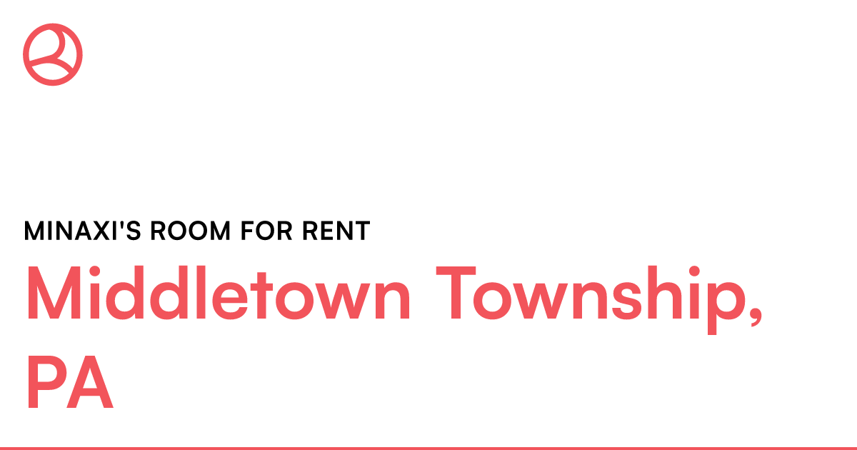 Room share to rent Middletown Township, Pennsylvani...
