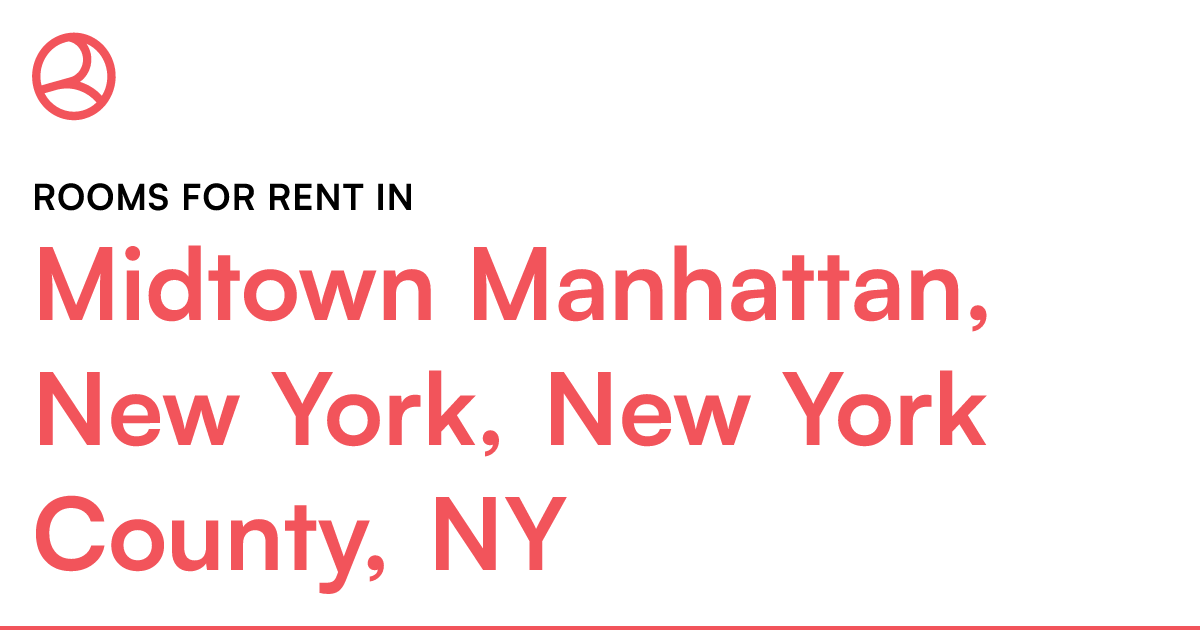 Midtown Manhattan, New York, New York County, NY Room...