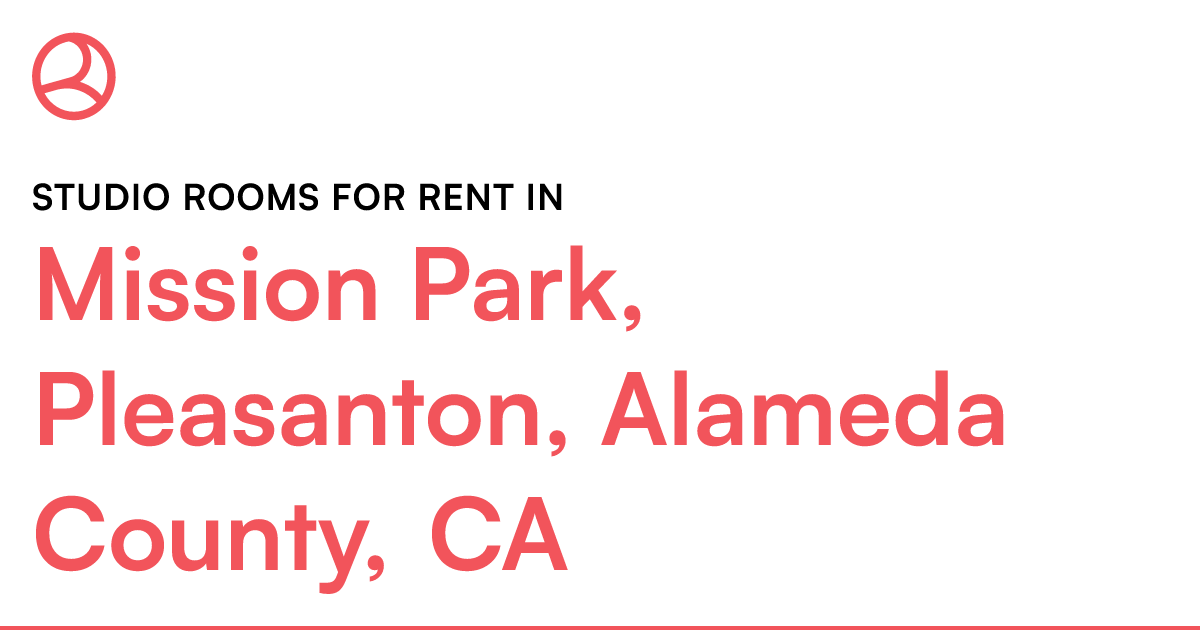 Mission Park, Pleasanton, Alameda County, CA Studio r...