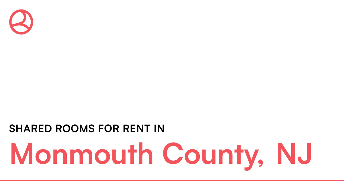 Monmouth County, NJ Shared rooms for rent