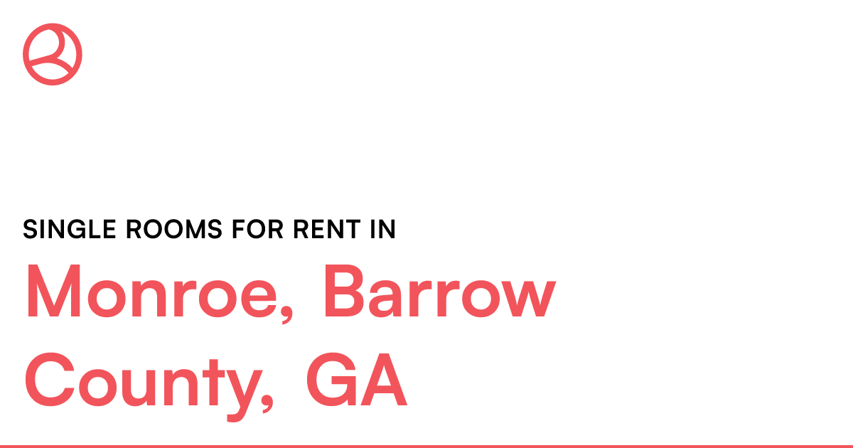 Monroe, Barrow County, GA Single rooms for rent