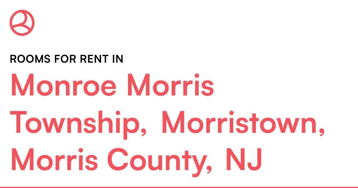 Monroe Morris Township, Morristown, Morris County, NJ...