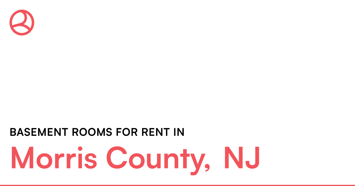 Morris County, NJ Basement rooms for rent