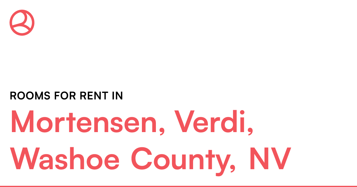 Mortensen, Verdi, Washoe County, NV Rooms for Rent