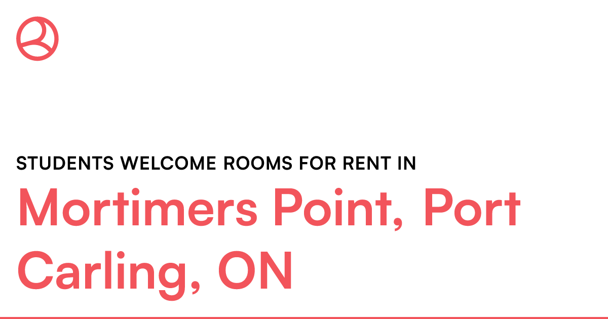 Mortimers Point, Port Carling, ON Students roo... Roomies.ca