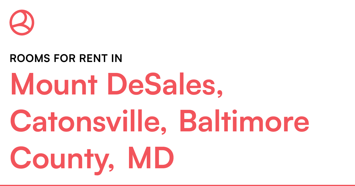 Mount DeSales, Catonsville, Baltimore County, MD Room...